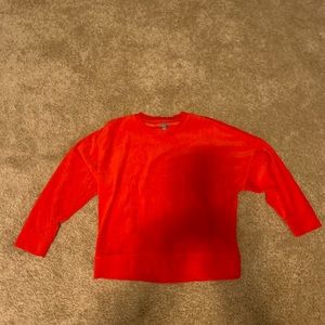 Red velvet long sleeve Sweatshirt